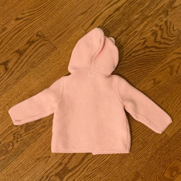 Baby Gap - Light Pink Button Up Sweater with Hood - Picture 2 of 3